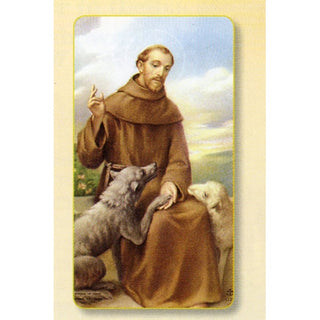 St Francis Of Assisi Holy Card - 100-Pack