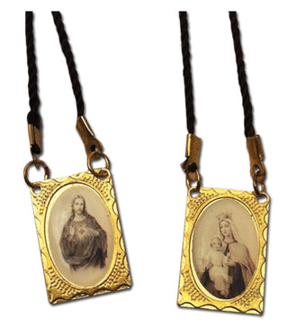 Metal Scapular On Cord 12-Pack