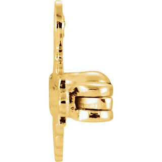 14K Yellow Baptismal Pin