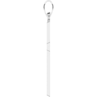 14K White Cross Pendant