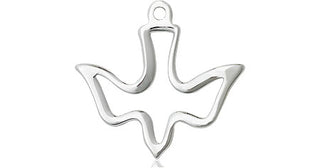Sterling Silver Holy Spirit Medal