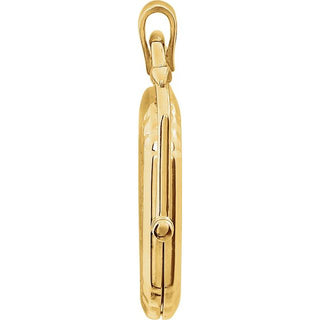 14K Yellow Swivel Locket