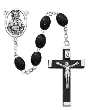 Black Wood Rosary