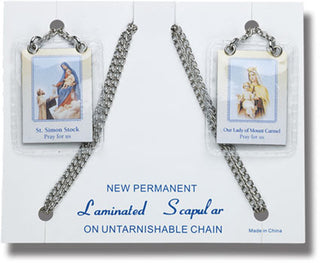 Scapular On Chain 24" Chain 6-Pack