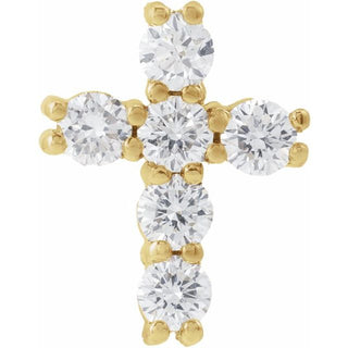 14K Yellow 1/4 CTW Lab-Grown Diamond Pendant
