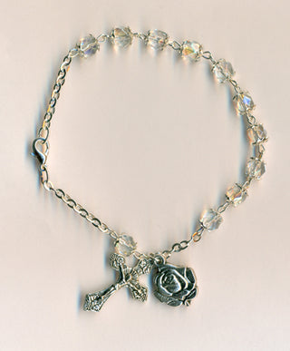 3-Pack - Bracelet - 6mm Clear - Double Capped