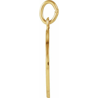 14K Yellow 15 mm Round St. Joseph Medal  