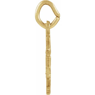 14K Yellow Gold 4-Way Cross Pendant