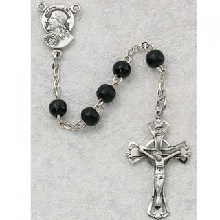 5MM Black Wood Rosary
