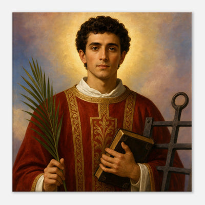 St. Lawrence of Rome - Devotional Canvas