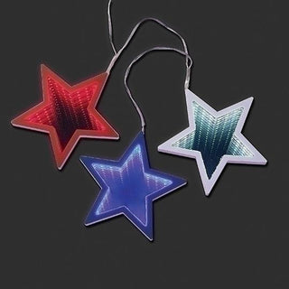 54-Inch Patriotic Star Garland Eternity Lights
