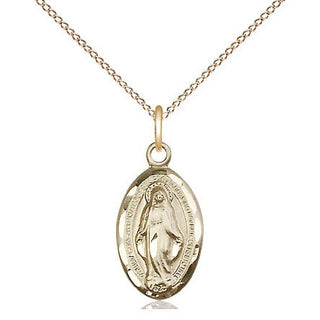 14kt Gold Filled Miraculous Medal Religious Jewelry