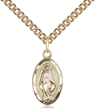 14kt Gold Miraculous Medal