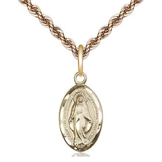 14kt Gold Miraculous Medal