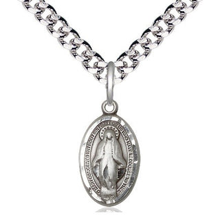 Pewter Miraculous Medal Religious Jewelry