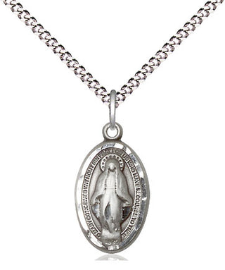 Sterling Silver Miraculous Medal Religious Jewelry