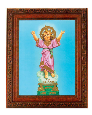 Dinino Nino In Ornate Wood Frame 10" X 12"