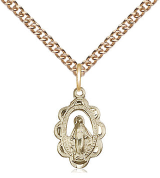 14kt Gold Miraculous Medal