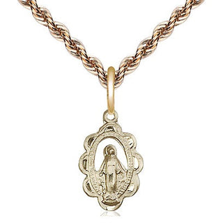 14kt Gold Miraculous Medal