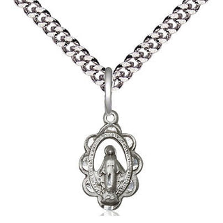 Sterling Silver Miraculous Medal Religious and Catholic Jewelry