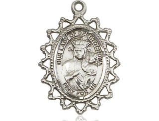 Sterling Silver Our Lady of Czestochowa Medal