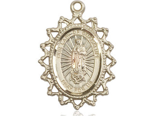 14kt Gold Filled Our Lady of Guadalupe Medal