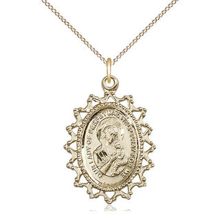 14kt Gold Our Lady of Perpetual Help Medal