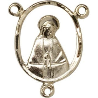 Gold Plate Madonna Rosary Center Rosary Center