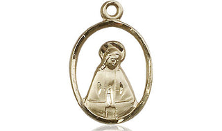 14kt Gold Filled Madonna Medal