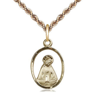 14kt Gold Filled Madonna Medal Religious Jewelry