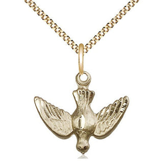 14kt Gold Filled Holy Spirit Medal Religious Jewelry