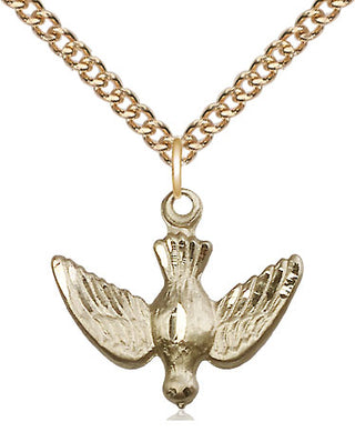 14kt Gold Filled Holy Spirit Medal Religious Jewelry
