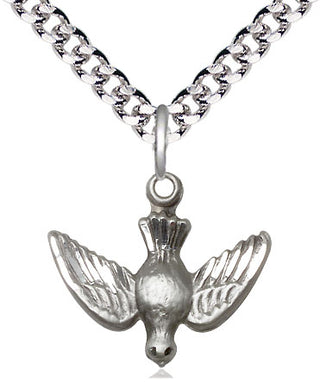 Pewter Holy Spirit Medal Religious Jewelry