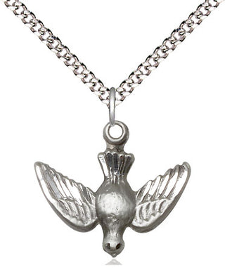 Pewter Holy Spirit Medal Religious Jewelry