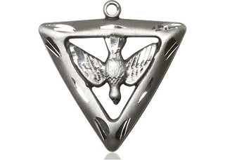 Pewter Holy Spirit Triangle Medal