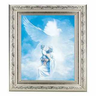 Christ Welcoming Child Ornate Sil Frame 10" X 12"