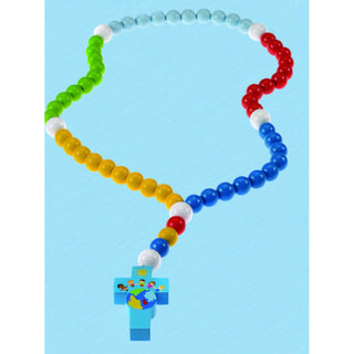 Rosary for Babies and Children with Blue Cross