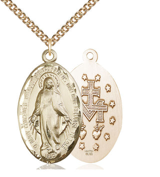 14kt Gold Miraculous Medal