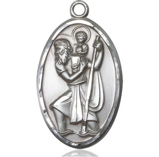 Pewter Saint Christopher Medal