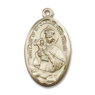 14kt Gold Filled Our Lady of Mount Carmel Medal