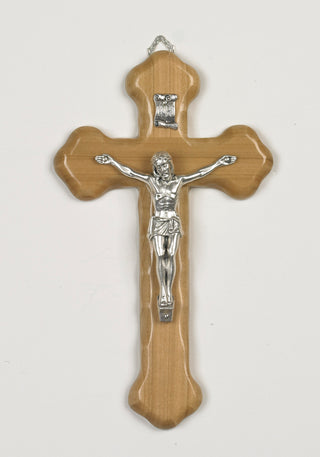 8 inch Olive Wood Crucifix Boxed