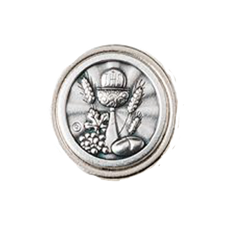 Bulk Silver Tone Chalice Lapel Pin