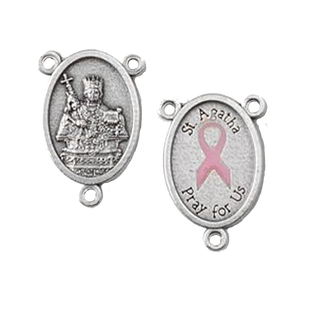 Bulk St. Agatha/Breast Cancer Ribbon Centerpiece