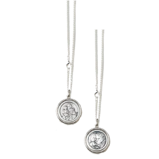3-pack - St. Joseph Silver Tone Necklace