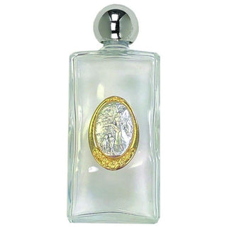 Large Glass Holy Water Bottle - Guardian Angel 3-pack