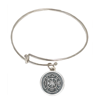 4-pack - St. Florian/Fireman Bangle Bracelet