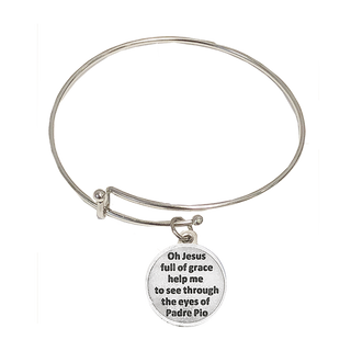 4-Pack - Padre Pio Bangle Bracelet