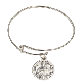 4-pack - Bangle Bracelet- Saint Peregrine. Priced per pack of 4.
