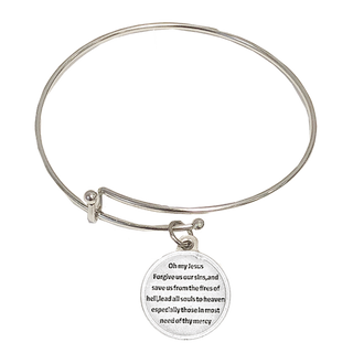 4-Pack - Lady of Fatima Bangle Bracelet