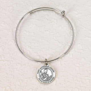 4-pack - Healing Saints -Arthritis- St. Alphonsus Ligouri Bangle Bracelet